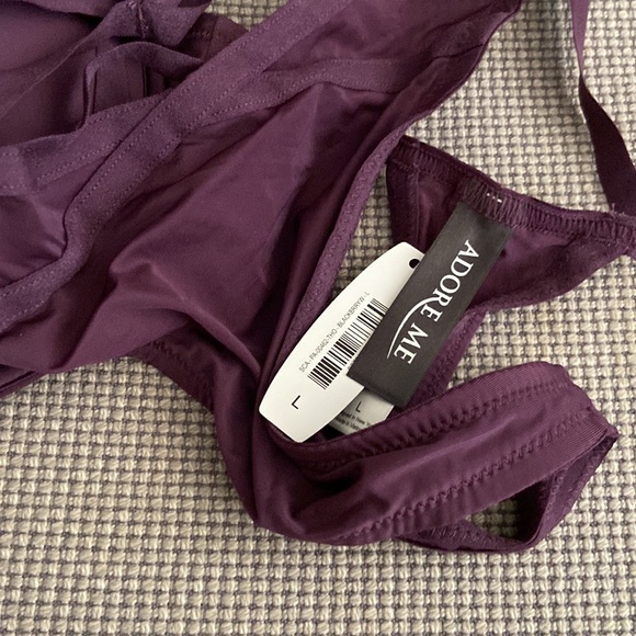 Adore Me Blackberry Strappy Set - Picture 6 of 7